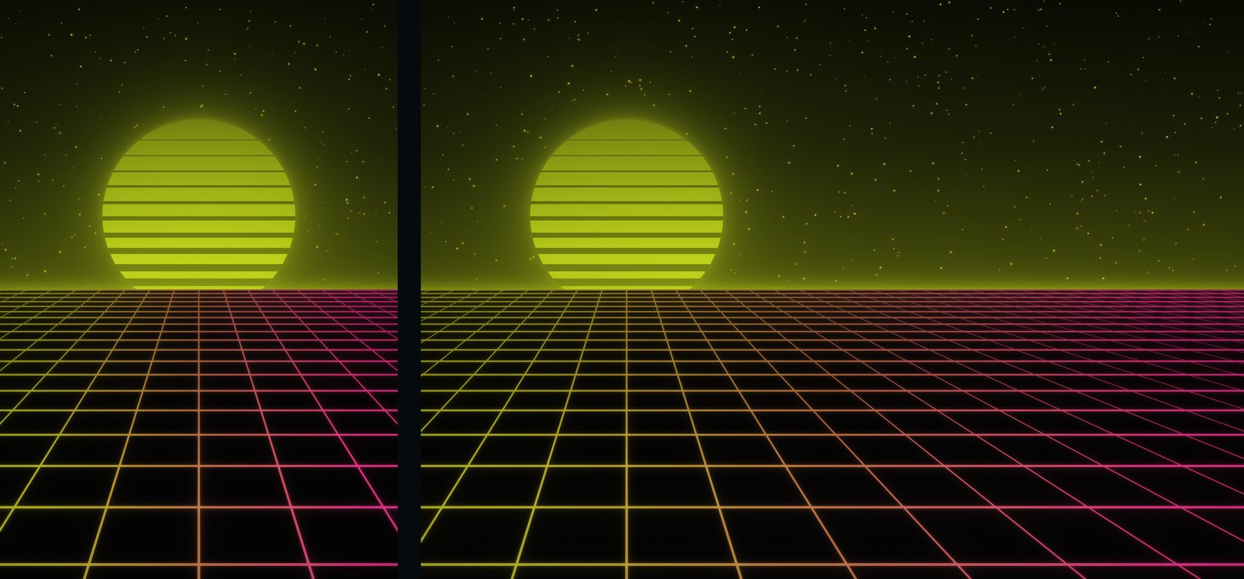 Acid Cyber: outer screen and inner screen